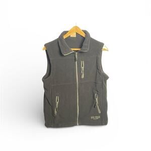Boys RedHead charcoal Fleece Vest Size S